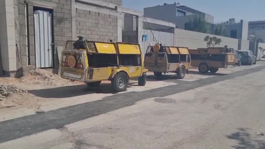 هدم محطات بنزين بالرياض